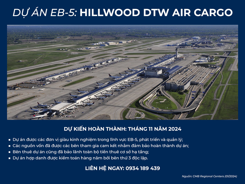 Dự án EB-5 Hillwood DTW Air Cargo